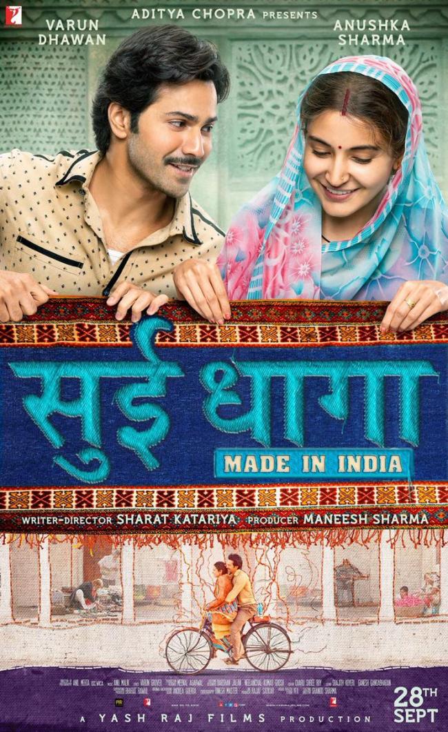 Makers release new Sui Dhaaga poster, features Anushka, Varun