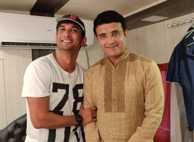 Sushant Singh Rajput meets Sourav Ganguly, shares picture on his social media for fans 