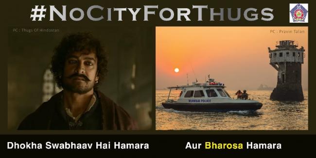 Mumbai Police creates Thugs of Hindostan inspired meme to spread important message, Aamir Khan appreciates 