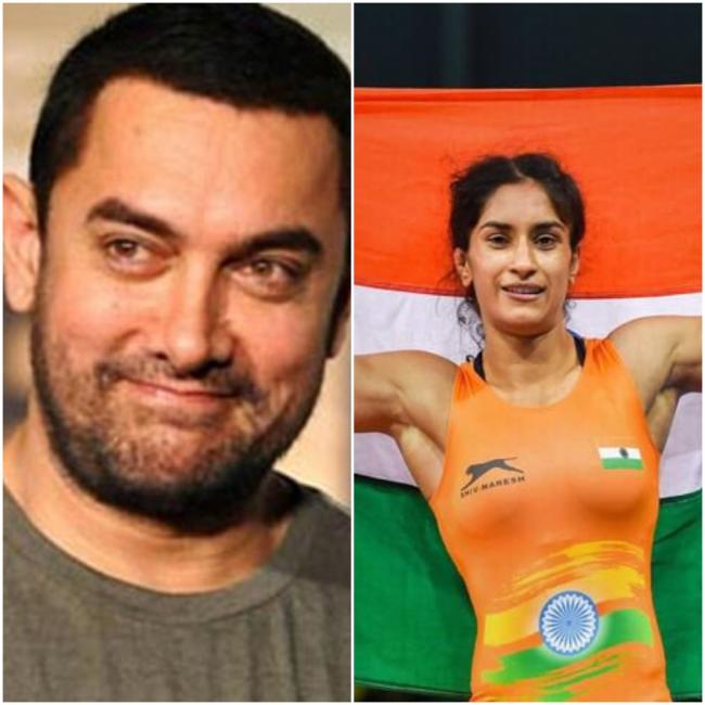 Aamir Khan congratulates Vinesh Phogat on winning Gold at Asian Games