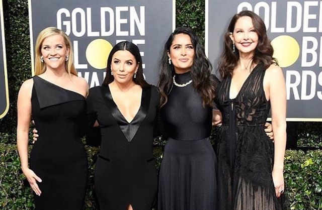 Sea of black in Golden Globes Awards ceremony to mark protest against sexual harassment