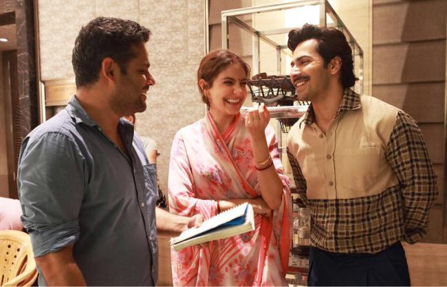Anushka Sharma shares picture from sets of Sui Dhaaga on social media