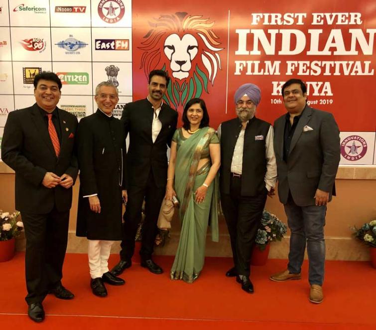 Raju Chadha, Arjun Rampal and Rahul Mittra awarded at Indian film festival Kenya