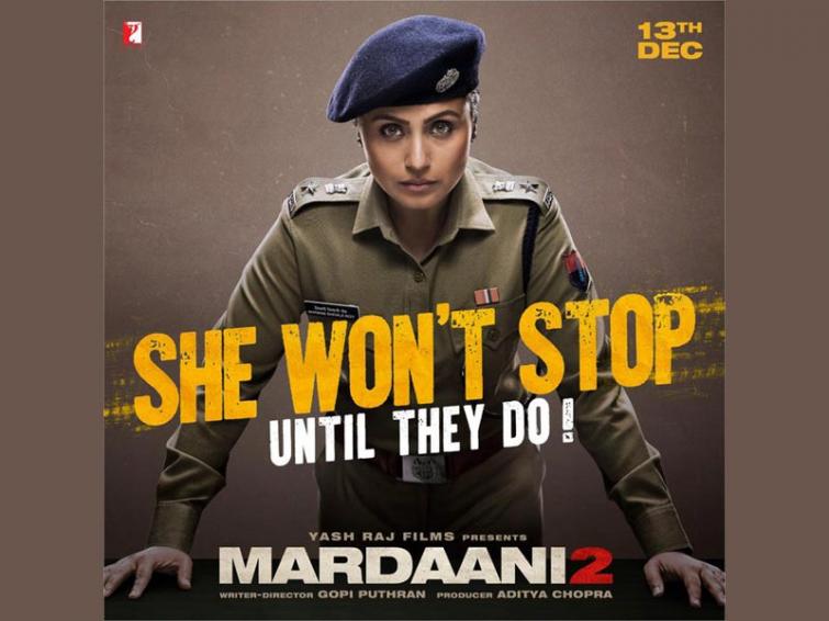Ahead of release, makers unveil another poster of Rani Mukherji's Mardaani 2