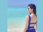 Kriti Sanon looks stunning in blue beachwear, shares gorgeous image online
