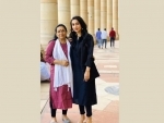 Mimi Chakraborty attends first day of Parliament, shares image online with mom
