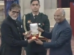 Amitabh Bachchan receives Dada Saheb Phalke Award from President Kovind