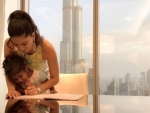 Sunny Leone enjoys her vacation in Dubai, finds time to help Nisha to do her homework
