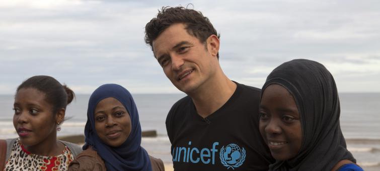 Mozambique: UNICEF Goodwill Ambassador Orlando Bloom meets the child cyclone survivors whoâ€™ve lost everything