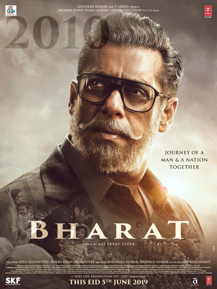 Salman Khan unveils new poster of Eid release Bharat, sports an old man's look