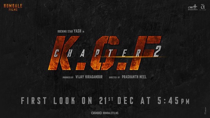 Farhan Akhtar shares first look poster of K.G.F: Chapter 2