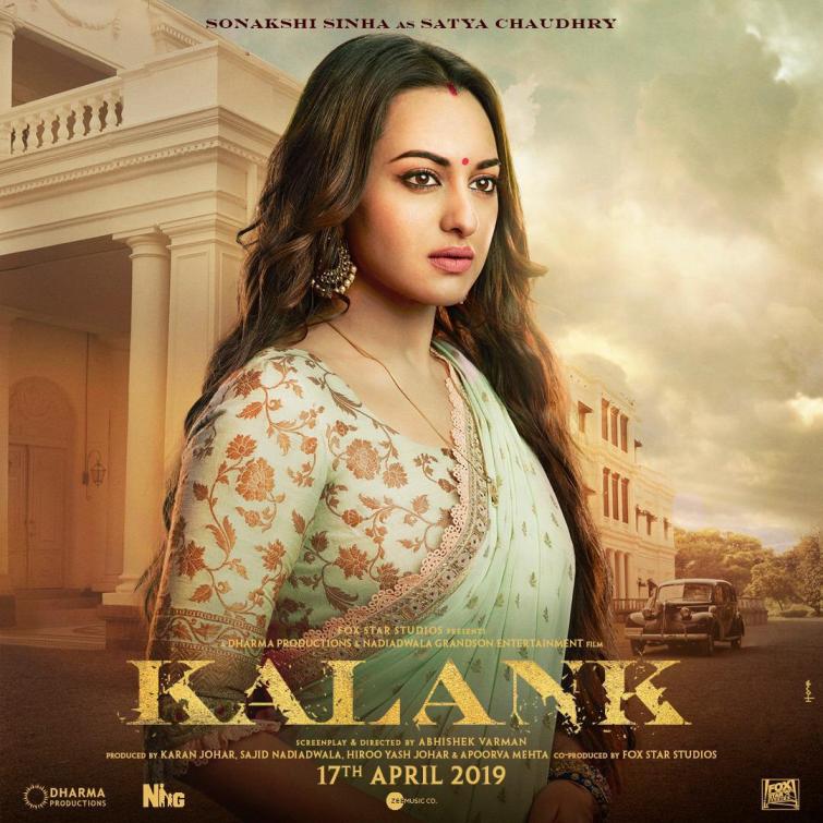 Makers release new poster of Kalank, features Sonakshi Sinha ...