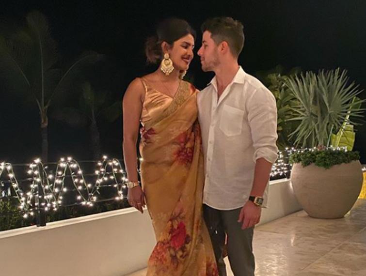 Priyanka Chopra, Nick Jonas celebrate Diwali together, posts image online 
