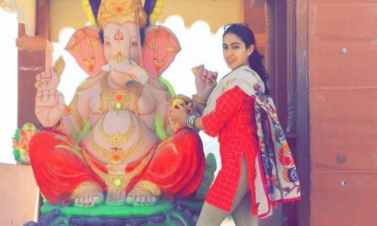 Sara Ali Khan faces backlash on social media for celebrating Ganesh Chaturthi 