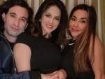 Sunny Leone goes out for dinner with friend and hubby Daniel, posts images on social media