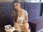 Mouni Roy poses with 'puppy' for Instagram image