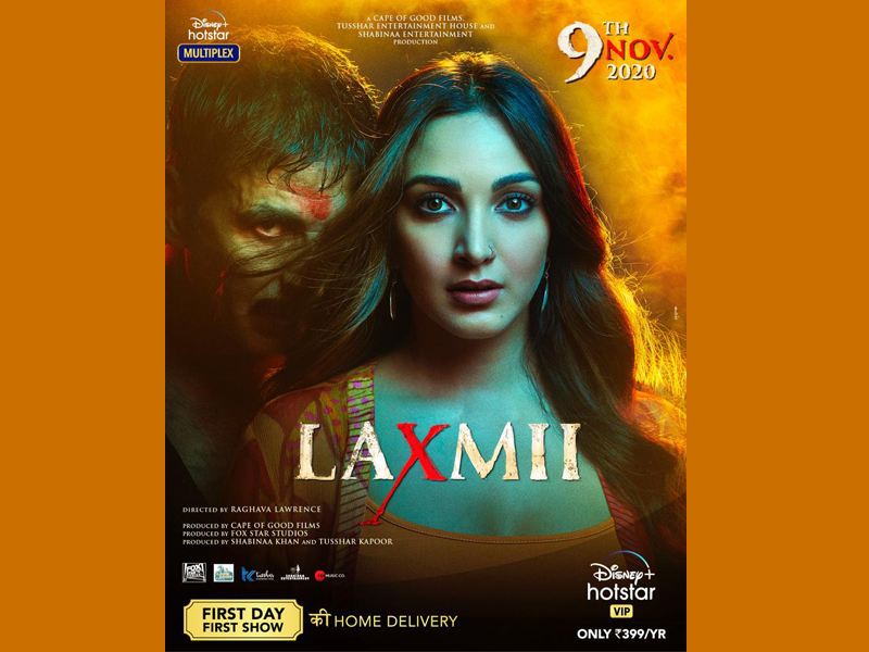 Akshay Kumar, Kiara Advani starrer Laxmii to premiere on Nov 9