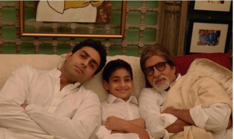 Big B delights fans sharing throwback image with son and grandson