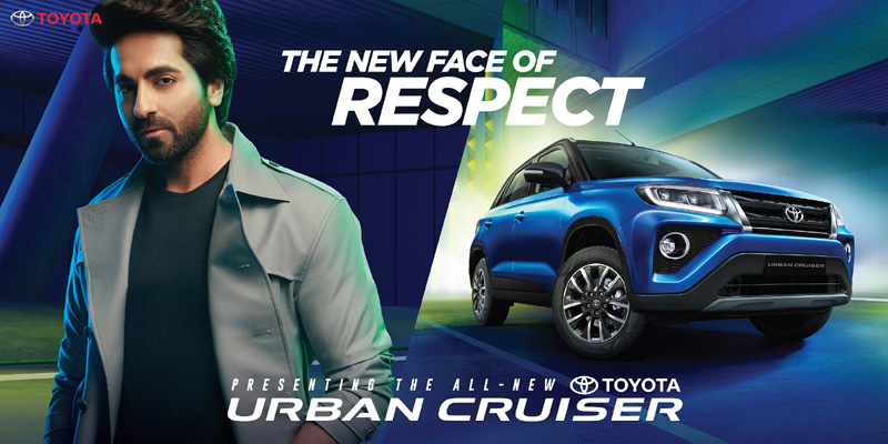 Toyota announces actor Ayushmann Khurrana as Brand Ambassador for all-new #UrbanCruiser