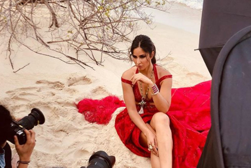Lady in Red: Katrina Kaif looks stunning in her latest Instagram pic from Maldives 