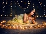 Tollywood actress Madhumita Sarcar wishes people on Diwali