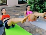 Sara Ali Khan shares video on Instagram where she is busy working out with Janhvi Kapoor