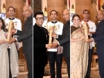 Filmmakers Karan Johar, Ekta Kapoor and actor Kangana Ranaut receive Padma Shri Awards
