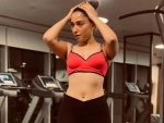 Tamannaah shares image on Instagram from her fitness session