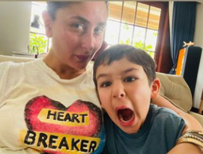 Kareena Kapoor Khan shares funny selfie with son Taimur on Instagram. Check out
