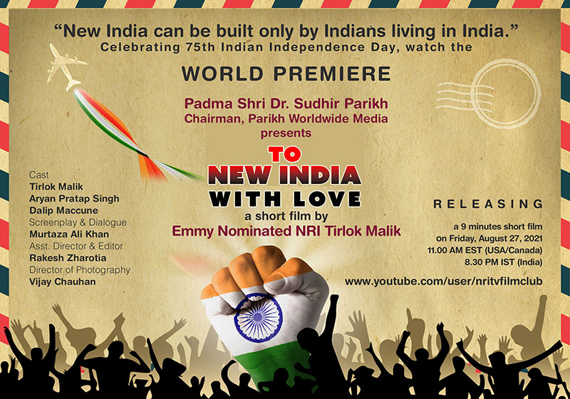Emmy-nominated Tirlok Malik’s film celebrating India's 75th Independence Day to release digitally on Aug 27