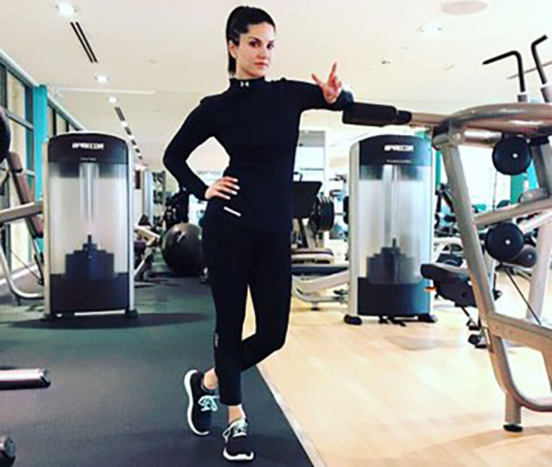 Sunny Leone shares her fitness mantra with fans