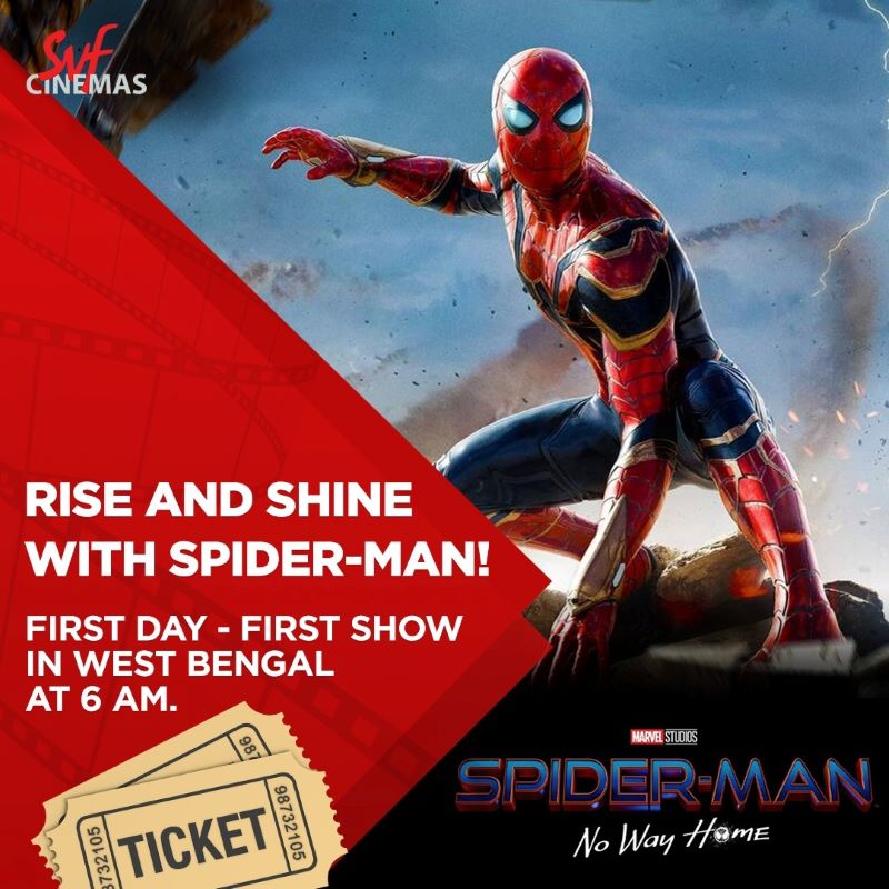 SVF brings earliest Spiderman-No Way Home first day's first show in Bengal