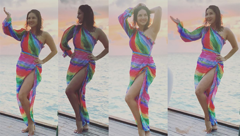 Maldives holidays: Sunny Leone's colourful attire in latest Instagram pics is setting internet on fire