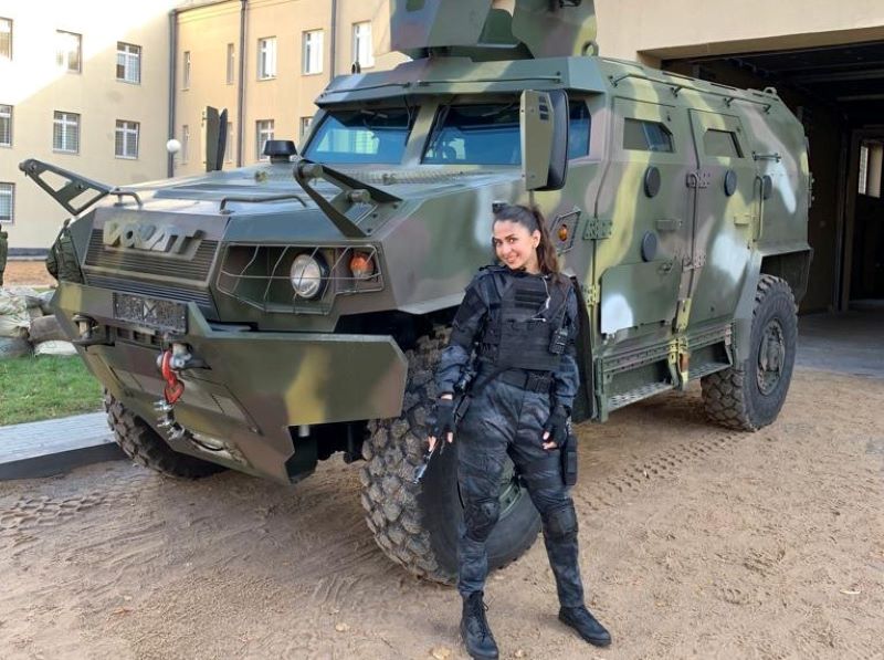 Malvika Raaj trains in combat action and self defense for Zee5 film 'Squad'