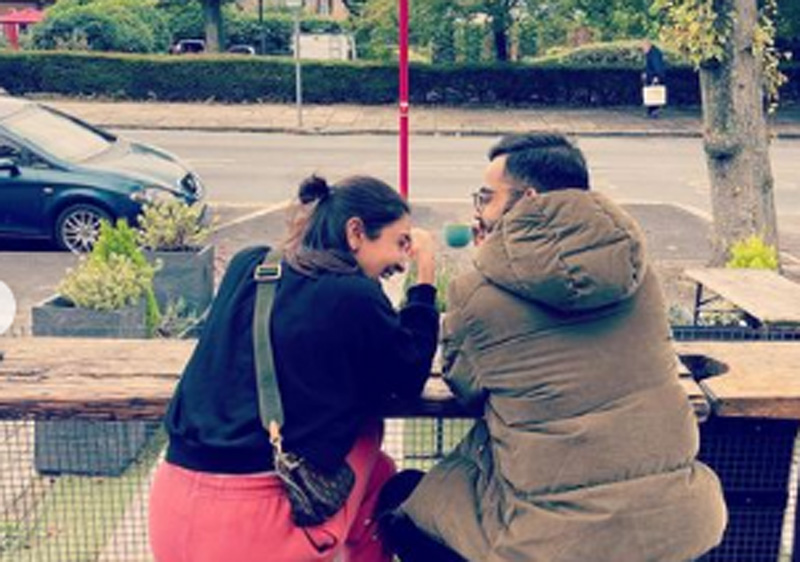 Love is in the air: Anushka Sharma, Virat Kohli enjoy moment of togetherness over a cup of tea