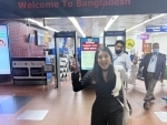 Sunny Leone arrives in Dhaka 