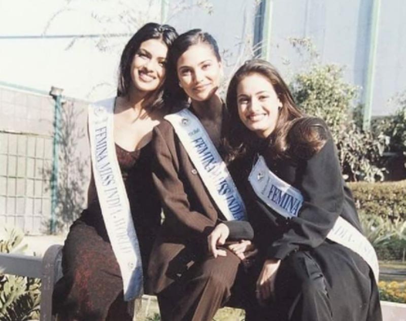 Dia Mirza shares a special throwback image on Instagram which features Priyanka Chopra, Lara Dutta from Miss India days