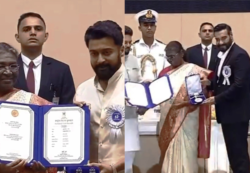 68th National Film Awards: Suriya, Ajay Devgn receive Best Actor honour