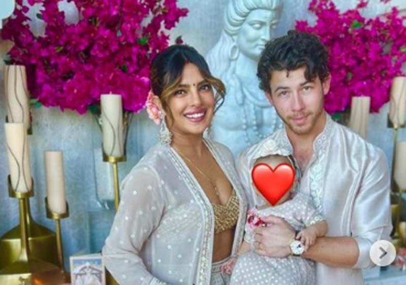 Check out how Priyanka Chopra, Nick Jonas and their little Malti celebrated Diwali this year