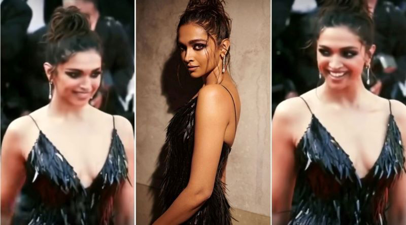 Deepika Padukone's latest look in black gown in Cannes film festival will leave you awestruck