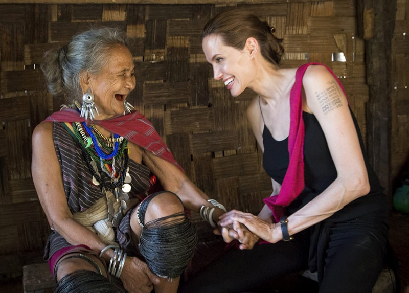 Hollywood actress Angelina Jolie leaves role as UNHCR special envoy