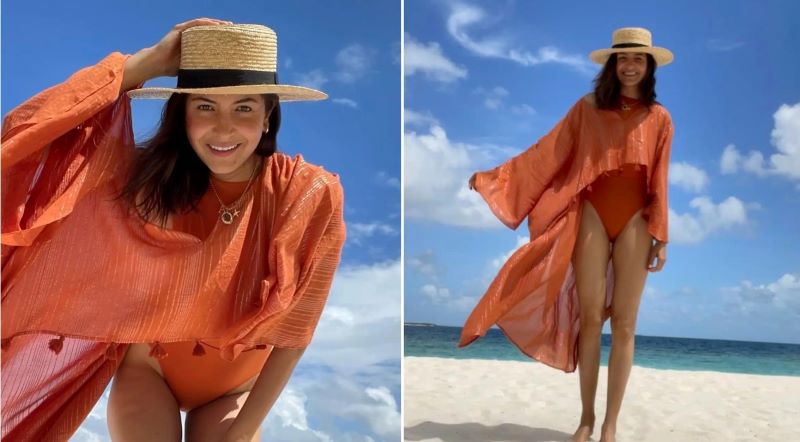 Anushka Sharma switches on heat switch with monokini Instagram picture