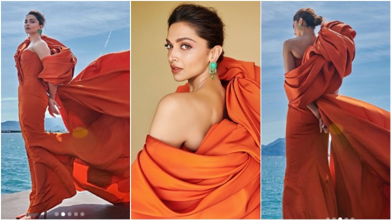 Cannes 2022: Deepika Padukone makes a case of absolute gorgeousness in orange gown