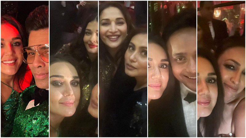Preity Zinta captures special selfie moments during KJo's birthday bash, shares them on Instagram