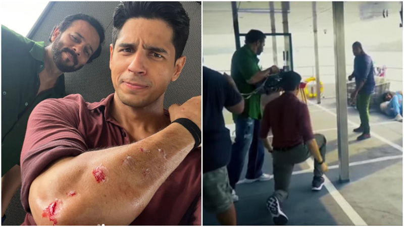 Sidharth Malhotra got cuts and bruises while filming high-voltage action sequence for Rohit Shetty's Indian Police Force