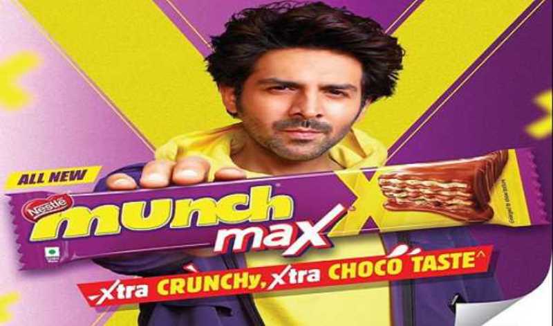 Kartik Aaryan is face of Nestle’s Munch Max