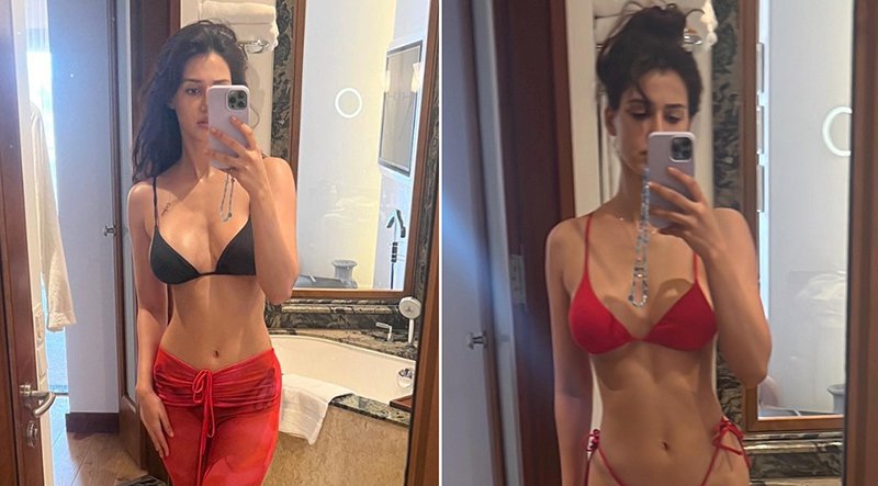 Disha Patani scorches Instagram in bikini pictures. Check out