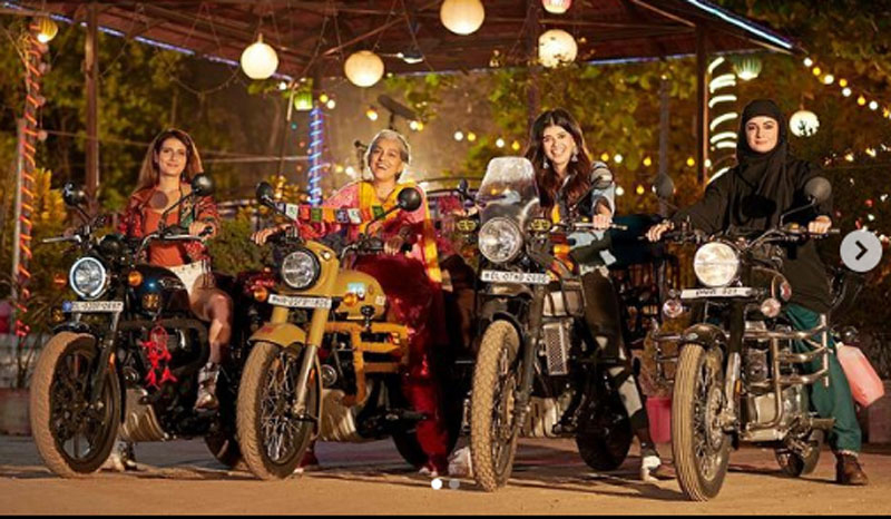 Check out Now: Taapsee Pannu unveils Dhak Dhak first poster, four women seen riding bikes