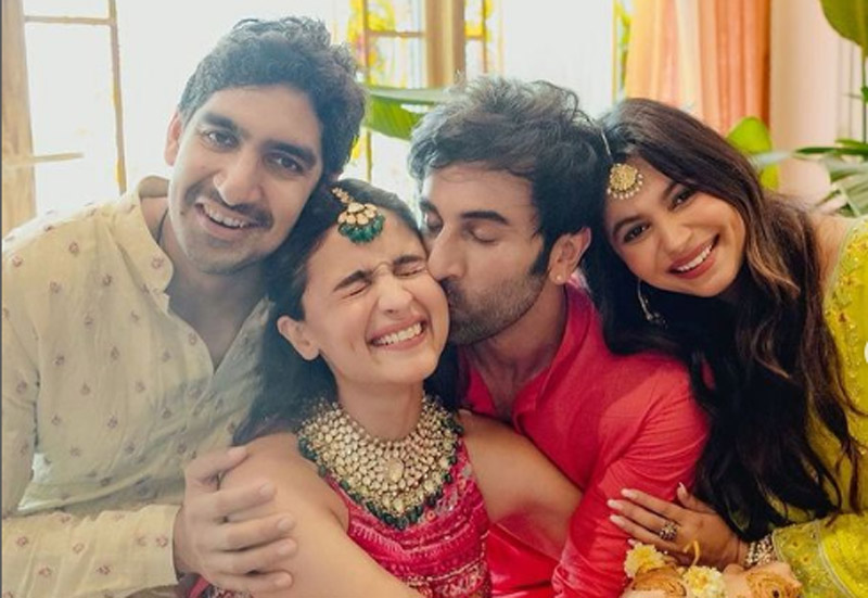 Sister Shaheen shares a gorgeous image from mehendi ceremony as Alia Bhatt, Ranbir Kapoor complete one month of marriage