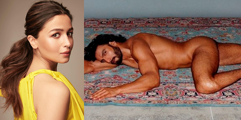 Here's what Alia Bhatt said in response to Ranveer Singh getting trolled for nude photoshoot